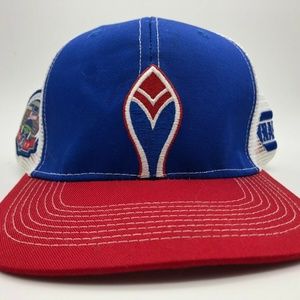 NAPA Atlanta Braves Inaugural Season 2017 Red Blue Mesh Snapback Baseball Cap